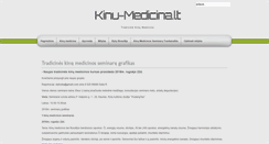 Desktop Screenshot of kinu-medicina.lt