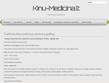 Tablet Screenshot of kinu-medicina.lt